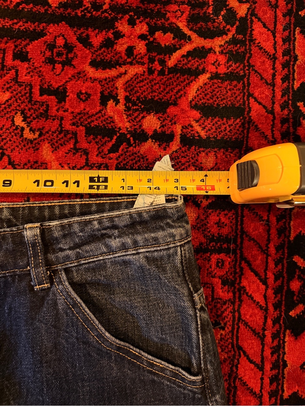 Zara Dark Wash Denim Jeans - barrel jeans - Picture 4 of 7